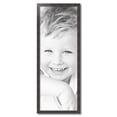 thumbnail image 2 of ArtToFrames 14" x 38" Sloped Dark Walnut Picture Frame, 14x38 inch Brown Wood Poster Frame (WOM-4820), 2 of 7