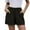Black, variant on Kelon Women's Casual Pants, Women Casual Summer Shorts Elastic High Waisted Short Pants with Pockets Casual Loose Pant Summer Outfits, M