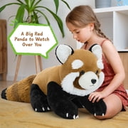 Tezituor 31 Red Panda Stuffed Animal Giant Stuffed Panda Plush Toy