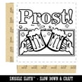 thumbnail image 2 of Oktoberfest Prost German Cheers Beer Steins Self-Inking Rubber Stamp Ink Stamper - Black Ink - Large 1-1/2 Inch, 2 of 7
