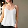 thumbnail image 5 of Women's Loose V-Neck Sleeveless Tank Top - Lightweight Cotton Linen Halter Sun Top, Breathable Solid Color Vest for Summer Casual & Beach Wear, 5 of 5