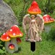 thumbnail image 1 of Estaca de jardín de ángel, decoración plana 2D, decoración de jardín, decoración de de flores, estaca de letrero para fiesta, , Festival, 1 of 8