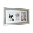 thumbnail image 4 of Crystal Art Gallery 10x18 Brushed Silver Collage Picture Frame, Holds Three 4x6 Photos, 4 of 7