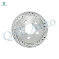 thumbnail image 2 of Rear Drilled Slotted Disc Brake Rotors For 1998-2002 Oldsmobile Intrigue, 2 of 7