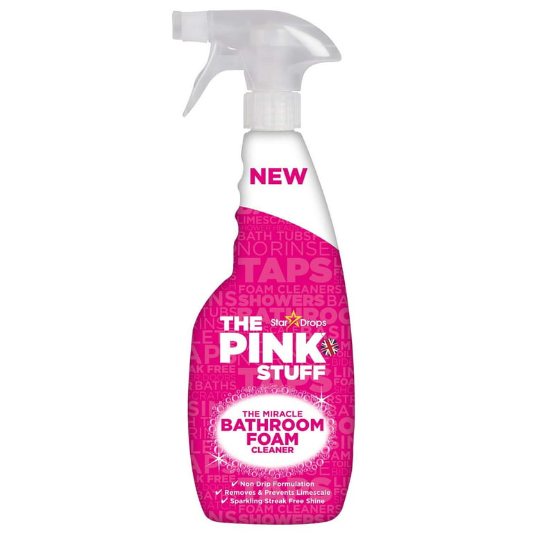 Stardrops - The Pink Stuff - The Miracle Cleaning Paste, Multi-Purpose  Spray, And Bathroom Foam 3-Pack Bundle : Office Products 