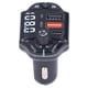 thumbnail image 1 of Transmisor FM Bluetooth, adaptador Bluetooth para coche, llamada rápida con manos libres, cargador de coche, cargador rápido para coche, muy versátil, 1 of 12