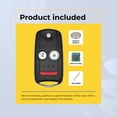 thumbnail image 3 of Eye4Techs Replacement Flip Key Fob for Acura MDX 2007-2013 FCC N5F0602A1A N5F0602AIA Part Number 35111-STX-325 35111-STX-327 35111-STK-315 35111-STK-305, 3 of 3