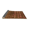 thumbnail image 2 of Ahgly Company Indoor Rectangle Solid Orange Modern Area Rugs, 5' x 7', 2 of 4