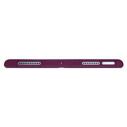 iPad Air 4 2020 Case with Pencil Holder, Shockproof Heavy Duty Case Lightweight Silicone Case for iPad Air 4 10.9 inch 2020 [Support 2nd Gen Pencil Wireless Charging] - Purple