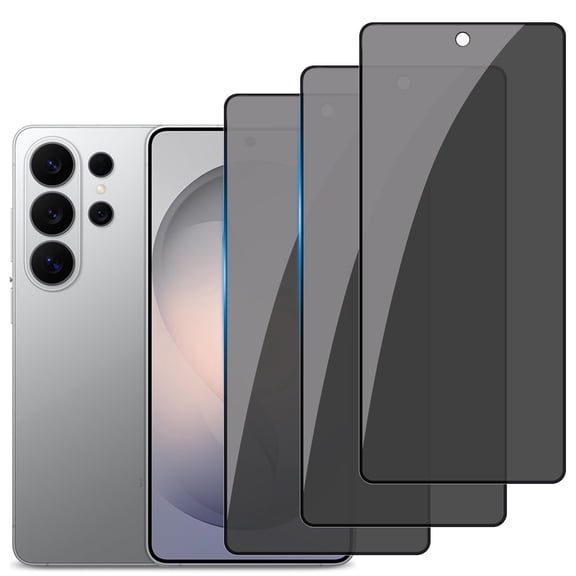 3-PACK Privacy Screen Protector Compatible with Samsung Galaxy S26 Ultra 5G, Anti Spy Black Tempered Glass Protective Film for Samsung S26 Ultra [Easy Installation] [Bubble Free] [Case Friendly]