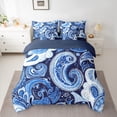 thumbnail image 2 of Homewish Bohemian Paisley Twin Bedding Sets 7-Piece for Female Men Women,Boho Hippie Damask Bedding Comforter Set Microfiber,Exotic Style Breathable Sheet Sets,Lightweight Room Decor,Reversible, 2 of 8