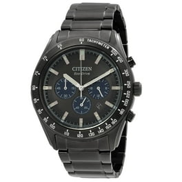 CITIZEN Eco-Drive ブラック腕時計 Citizen Men's Eco-Drive Ecosphere Black IP Chronograph Watch