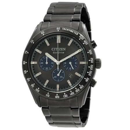 Citizen Eco-Drive Chronograph Black Dial Men's Watch CA4677-50H