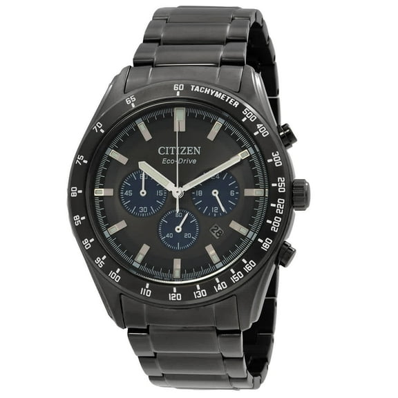 Citizen Eco-Drive Chronograph Black Dial Men's Watch CA4677-50H