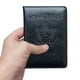 thumbnail image 5 of Sywqhk Porta Pasaporte - Estuche De Cuero Para Tarjetas Organizador De Documentos De Viaje (Negro) Sywqhk Para estrenar, 5 of 6
