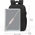 thumbnail image 3 of Nueva Mochila Para Hombres Para Viajes De Negocios Con Interfaz De Carga USB, Simple Y Con Capacidad Grande Para Portátil Y Actividades De Ocio Al Aire Libre, 3 of 4