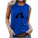 thumbnail image 1 of Verano mujer moda cuello redondo impreso sin mangas casual camisetas sin mangas Fridja gh5309, 1 of 5