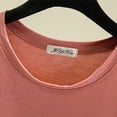 thumbnail image 6 of Womens Long Sleeve Undershirts 2026 Spring Lettuce Trim Base Layer Tops Crew Neck Underwear Top Lounge Homewear, 6 of 8