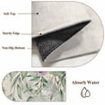 thumbnail image 6 of Eucalyptus Leaves Area Rugs 6'x9', Washable Small Throw Rugs for Kitchen Dining room, Sage Green Summer Botanical Weeping Indoor Outdoor Rug Non-Slip Low Pile Carpet Runner Reversible Floor Mats, 6 of 8