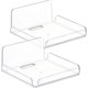 thumbnail image 1 of Soporte de pared para cámara - 2 piezas Soporte de pared acrílico para cámara Soporte universal multifuncional para estante de pared Sin taladro Cámara de seguridad interior, 1 of 5