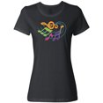 thumbnail image 3 of Inktastic Music Notes Musical Gift Women's T-Shirt, 3 of 5