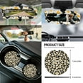 thumbnail image 5 of Jeiento Daisy Car Seat Cover Set 14 PCS with Steering Wheel Cover Seat Belt Pad Garbage Bag Rearview Mirror Cover Auto Armrest Seat Box Cover Handbrake Cover Set Car Coasters Fit SUV Sedan, 5 of 7