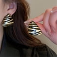 thumbnail image 6 of Misright elegant equids Pattern Metal Earrings Lightweight Comfort For Women Jewelry, 6 of 9