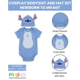 thumbnail image 3 of Disney Lilo & Stitch Cosplay Bodysuit and Hat Set Newborn to Infant, 3 of 5