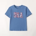 thumbnail image 3 of Okbabeha Mommy and Me Matching 4th of July Outfits Shirt Mom Kids Baby Fourth of July USA Shirt/Romper Family Matching Outfit, 3 of 7