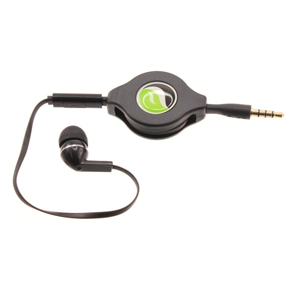 For TCL 30/40 XE 5G - Headphone Retractable Mono Earphone, 3.5mm w Mic Headset Handsfree Earbud Earpiece Microphone for TCL 40 XE 5G, 30 XE 5G Phones