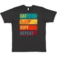 thumbnail image 3 of Inktastic Team Roping Eat Sleep Rope Repeat T-Shirt, 3 of 5