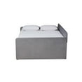 thumbnail image 4 of Baxton Studio Jona Gray Velvet Upholstered Full Size Daybed with Trundle, 4 of 11
