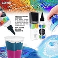 thumbnail image 5 of Acrylic Pouring Oil for Creating Cells Perfect Flow Pure High Grade Silicone, Acrylic Pouring Flower Strainers 3 Pack, 5 of 10