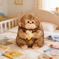 thumbnail image 3 of Monkey Toy Soft Cuddly Animal Stuffed Friend For Kids Adults High Material Ideal Comfort, 3 of 3