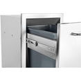 thumbnail image 2 of Bull Outdoor Products Premium Components for Outdoor Kitchen BBQ Island Slim 10 Gallon Trash Drawer With Trash Can with Reveal, 2 of 6