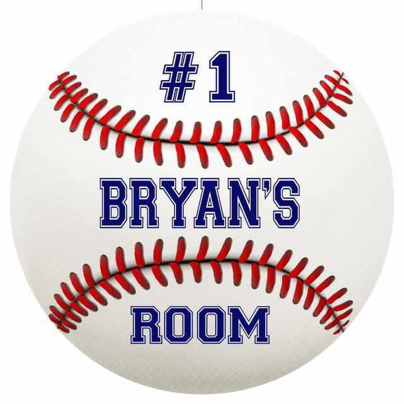 BRYAN'S Bedroom 14" Round Metal Sign Boys Room Wall Decor Gift 100140030067