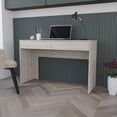 thumbnail image 4 of Nmkwnr Computer Desk with 2 Drawers, Perfect for Home Office, Light Gray, 4 of 5