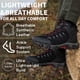 thumbnail image 5 of Botas de senderismo SHULOOK impermeables y antideslizantes para hombre, 5 of 9