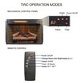 thumbnail image 7 of HestiNysus 60-inch electric fireplace cabinet with sensor door-Dark Rustic Oak, 7 of 7