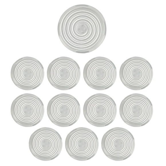 ZOUSSIQI 12pcs Arcade Button Cover 20.2mm 25.3mm Mechanical Push Button Cover for Kailh for Cherry for Akko for Glorious Switches White EL225#15481