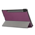 thumbnail image 4 of Dteck Smart Case for Samsung Galaxy Tab S7 FE SM-T730/T736B 12.4-inch 2021,Slim PU Leather Lightweight Trifold Stand Shockproof Hard Folio Case Cover for Galaxy S7+ SM-T970 12.4",Purple, 4 of 9