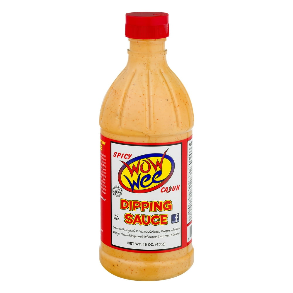 Wow Cajun Dipping Sauce Spicy, 16.0 OZ