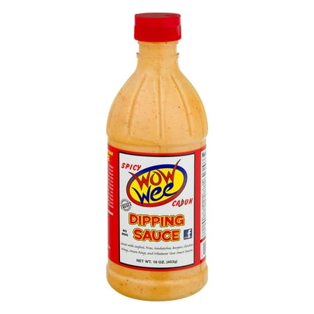 (2 Pack) Wow  Cajun Dipping Sauce Spicy, 16.0 OZ