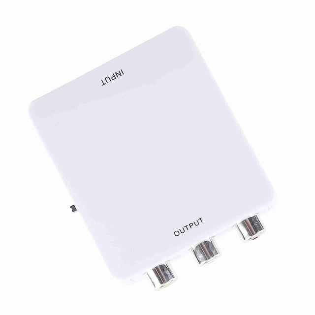 Convertidor AV, Enchufe Portátil y Reproducción de Digital A A Adaptador AV, Flexible 720p/1080p Para Cámara HD HD DVD