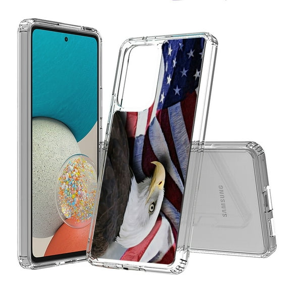 AquaFlex Hybrid Slim Designed For Samsung Galaxy A53 5G Case Flag And Mexico State Plates Series