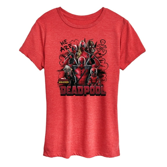 Marvel Deadpool & Wolverine - We Are Deadpool Doodles - Women's Short Sleeve Graphic T-Shirt