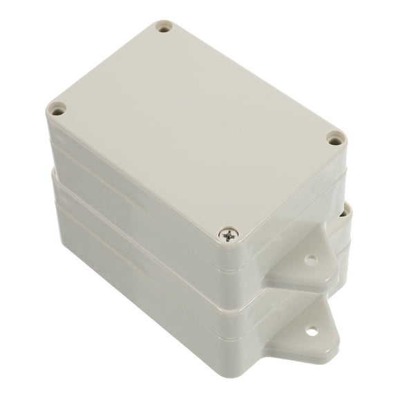 2Pcs Electronic Enclosure Box Plastic Electronic Project Case Junction Case Plastic Junction Box