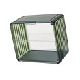 thumbnail image 4 of Vitrina modular coleccionable para figuras de acción, resistente al polvo y compacta, ideal para tamaños pequeños, vitrina ciega de acrílico con acabado verde negruzco, 4 of 8