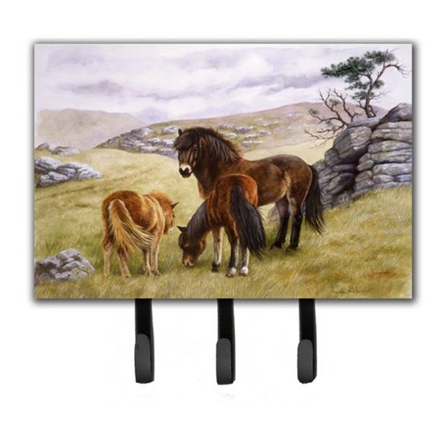 Porte-laisse Ou Porte-Clés Chevaux dans la Prairie