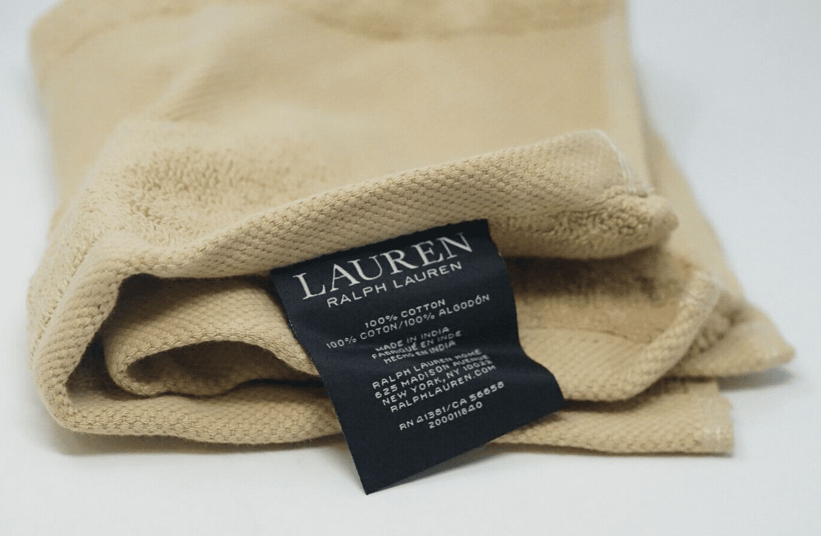 Lauren Ralph Lauren Wescott 100% Cotton 13 x 13 Wash Towel - Island Green